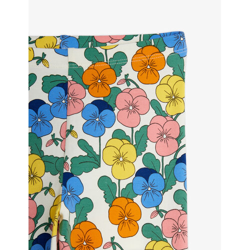 Mini Rodini Legging met gekleurde all-over viooltjes print Mini Rodini Legging met gekleurde all-over viooltjes print