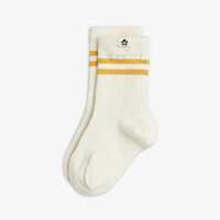 Wool Rib 1-Pack Socks | Off-White