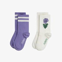 Viola Stripe 2-Pack Socks | Multi