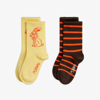 Rabbit 2-Pack Socks | Multi