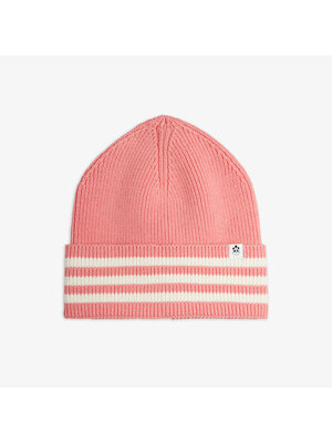 Mini Rodini Knitted Wool Blend Beanie | Pink Mini Rodini Knitted Wool Blend Beanie | Pink