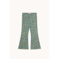 Flower Pattern Rib Pant