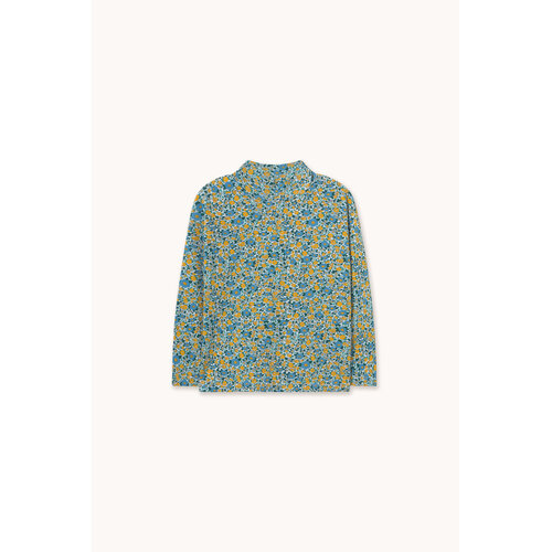 Tinycottons Flower Pattern Rib Mockneck