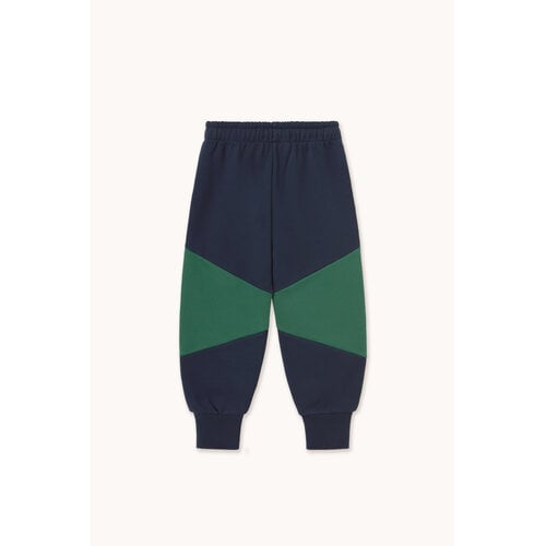Tinycottons Color block sweat pants in donker blauw Tinycottons Color block sweat pants in donker blauw