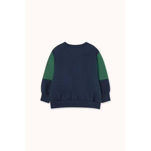 Tinycottons Color block sweater met Tiny opdruk Tinycottons Color block sweater met Tiny opdruk