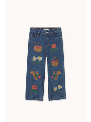 Tinycottons Tiny Apples Denim Pant Tinycottons Tiny Apples Denim Pant