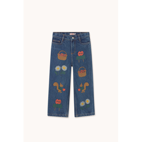 Tinycottons Tiny Apples Denim Pant Tinycottons Tiny Apples Denim Pant