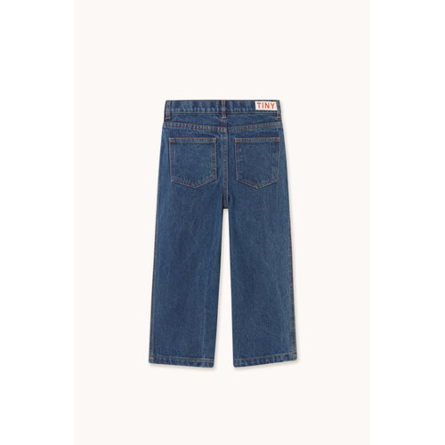 Tinycottons Denim broek met appeltjes print