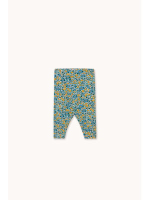 Tinycottons Flower Pattern Rib Baby Pant