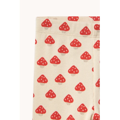 Tinycottons Baby rib legging in paddestoelen print Tinycottons Baby rib legging in paddestoelen print