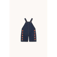 Mini Mushrooms Embroidered Dungaree