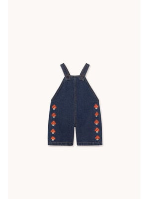Tinycottons Mini Mushrooms Embroidered Dungaree Tinycottons Mini Mushrooms Embroidered Dungaree