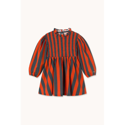 Tinycottons Rood gestreept denim jurk Tinycottons Rood gestreept denim jurk