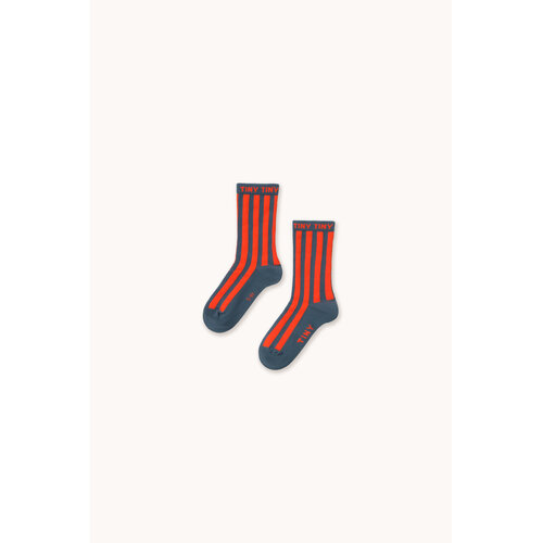Tinycottons Rood gestreepte sokken Tinycottons Rood gestreepte sokken