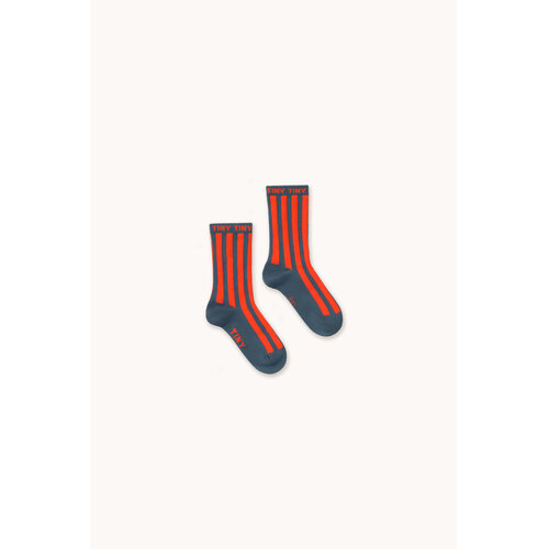 Tinycottons Rood gestreepte sokken Tinycottons Rood gestreepte sokken