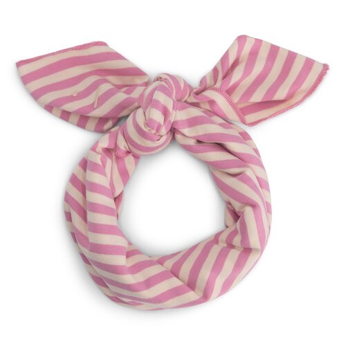 Gray label Gestreepte sjaal in Bubblegum roze & crème kleur Gray label Gestreepte sjaal in Bubblegum roze & crème kleur