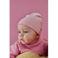 Baby Beanie | Bubblegum - Cream