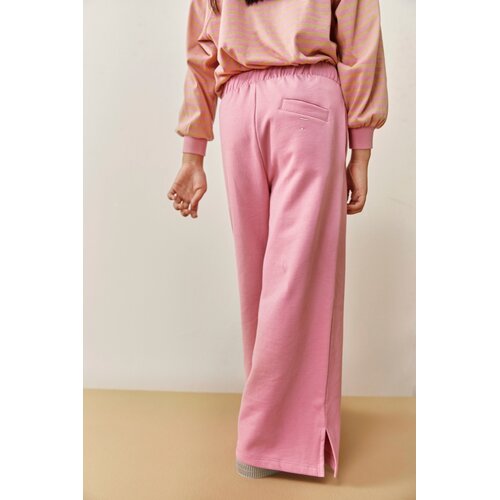 Gray label Broek met wijde pijpen in Bubblegum roze