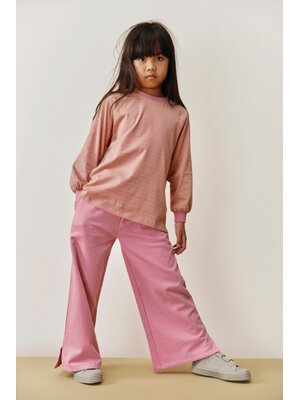 Gray label Straight Pants with Slit GOTS | Bubblegum Gray label Straight Pants with Slit GOTS | Bubblegum