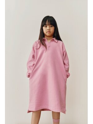 Gray label Polo Dress GOTS | Bubblegum Gray label Polo Dress GOTS | Bubblegum