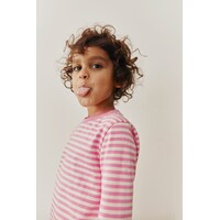 L/S Tee GOTS | Bubblegum - Cream