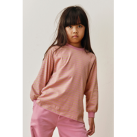 Oversized L/S Tee GOTS | Bubblegum - Cookie