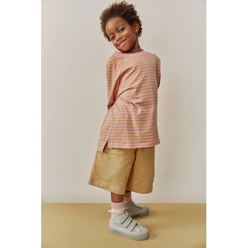 Gray label Oversized shirt met lange mouw in Bubblegum & Cookie