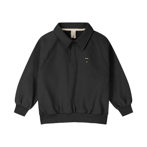 Gray label Polo sweater lange mouw Pirate Black Gray label Polo sweater lange mouw Pirate Black