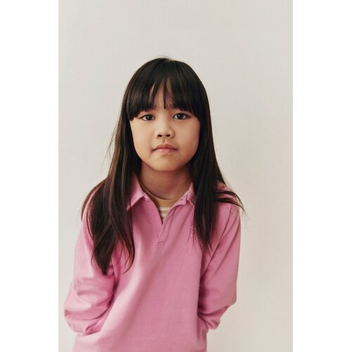 Gray label Polo sweater lange mouw Bubblegum Gray label Polo sweater lange mouw Bubblegum