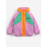 Almost Moiré All Over Reversible Anorak | Fuchsia