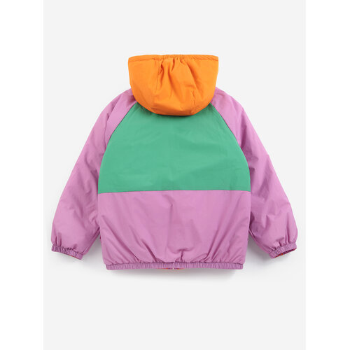 Bobo Choses Gekleurde reversible winterjas met capuchon