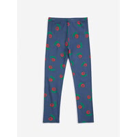 Stamp Bloom All Over Leggings | Navy Blue
