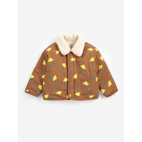 Pixel Abduction Sheepskin Reversible Jacket | Brown
