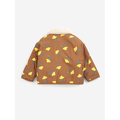 Bobo Choses Reversible baby jasje met kraagje Bobo Choses Reversible baby jasje met kraagje