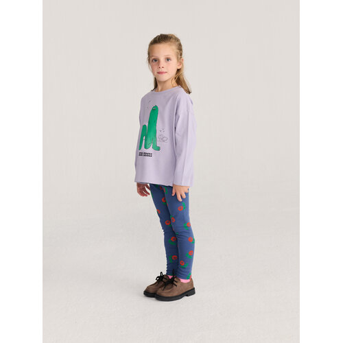 Bobo Choses Blauwe legging met bloemenprint