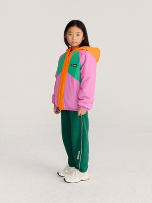 Bobo Choses Almost Moiré All Over Reversible Anorak | Fuchsia