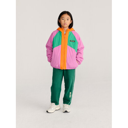 Bobo Choses Gekleurde reversible winterjas met capuchon