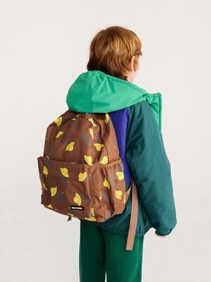 Bobo Choses Pixel Abduction All Over Backpack | Brown