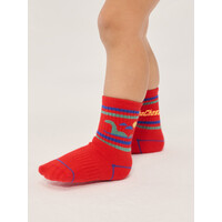 Lake Monster Short Socks | Red