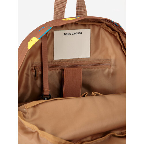 Bobo Choses Bruine rugtas met paddenstoelen Bobo Choses Bruine rugtas met paddenstoelen