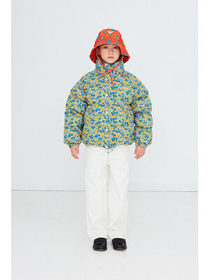 Tinycottons Flower Pattern Short Padded Jacket Tinycottons Flower Pattern Short Padded Jacket