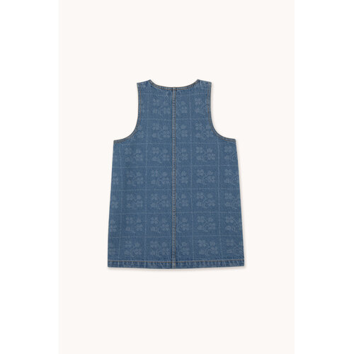 Tinycottons Denim jurk met bloemenprint