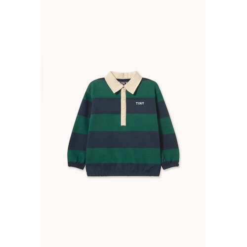 Tinycottons Gestreepte polo sweater Tinycottons Gestreepte polo sweater