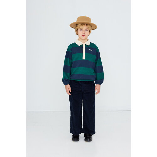 Tinycottons Gestreepte polo sweater Tinycottons Gestreepte polo sweater
