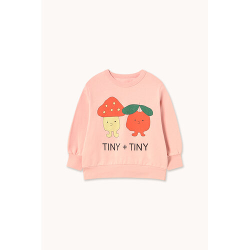 Tinycottons Roze sweater met opdruk
