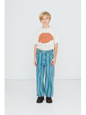 Tinycottons Retro Stripes Straight Denim Pant Tinycottons Retro Stripes Straight Denim Pant
