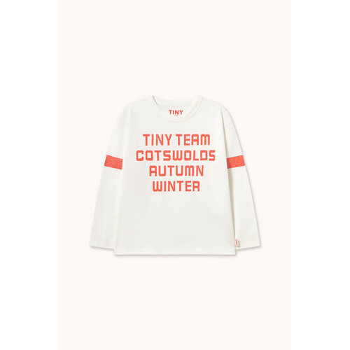 Tinycottons Witte longsleeve met opdruk