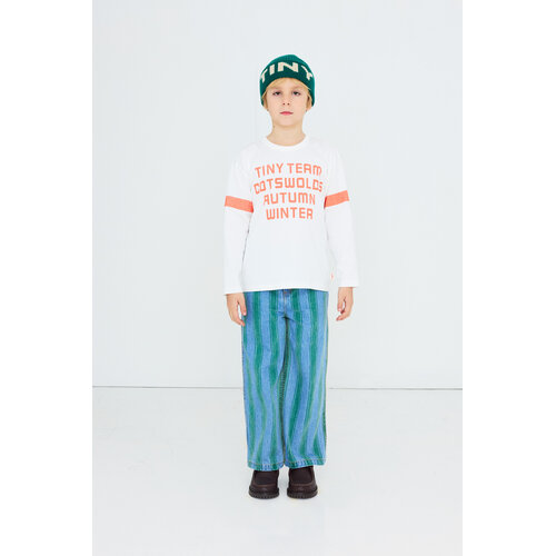 Tinycottons Witte longsleeve met opdruk