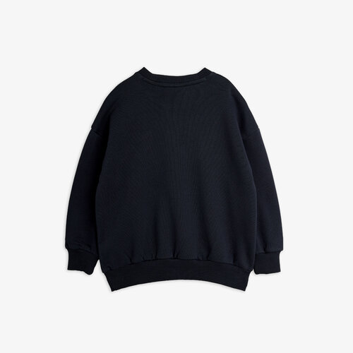 Mini Rodini Zwarte sweater met konijn Mini Rodini Zwarte sweater met konijn