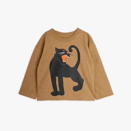 Mini Rodini Bruine longsleeve met panter